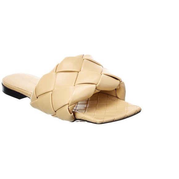 Bottega Veneta Shoes - Bottega Veneta The Lido Intrecciato Leather Sandal